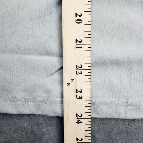 EKLENTSON Women's Long Sleeve Polo Golf T-Shirts Light Gray Small - Picture 4 of 7